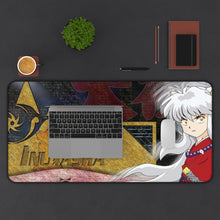 Load image into Gallery viewer, InuYasha Mouse Pad (Desk Mat) With Laptop
