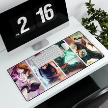 Load image into Gallery viewer, Ochaco / Todoroki / Midoriya / Bakugo Mouse Pad (Desk Mat) With Laptop
