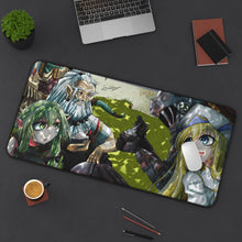 Load image into Gallery viewer, Goblin Slayer Dwarf Shaman, Goblin Slayer, High Elf Archer, Lizard Priest, Priestess Mouse Pad (Desk Mat) On Desk
