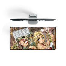 Cargar imagen en el visor de la galería, Fairy Tail Natsu Dragneel, Lucy Heartfilia Mouse Pad (Desk Mat) On Desk
