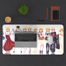 Charger l&#39;image dans la galerie, Infinite Stratos Mouse Pad (Desk Mat) With Laptop
