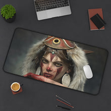 Cargar imagen en el visor de la galería, Princess Mononoke Mouse Pad (Desk Mat) On Desk
