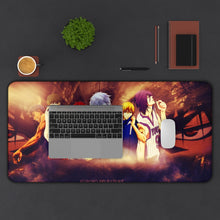 Load image into Gallery viewer, Kuroko&#39;s Basketball Mouse Pad (Desk Mat) With Laptop
