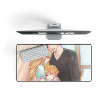 Cargar imagen en el visor de la galería, Fairy Tail Natsu Dragneel, Lucy Heartfilia Mouse Pad (Desk Mat) On Desk
