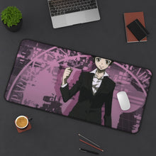 Load image into Gallery viewer, Akane Tsunemori-lets work hard Mouse Pad (Desk Mat) On Desk
