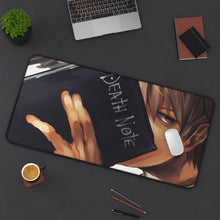 Load image into Gallery viewer, Death Note Light Yagami Mouse Pad (Desk Mat) On Desk
