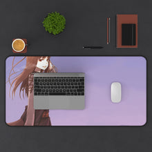 Cargar imagen en el visor de la galería, Spice And Wolf Mouse Pad (Desk Mat) With Laptop
