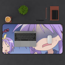 Cargar imagen en el visor de la galería, Lucky Star Kagami Hiiragi, Tsukasa Hiiragi Mouse Pad (Desk Mat) With Laptop
