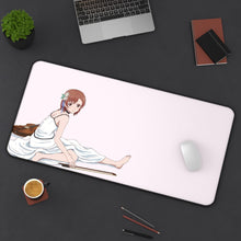 Load image into Gallery viewer, A Certain Scientific Railgun Mikoto Misaka Mouse Pad (Desk Mat) On Desk
