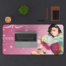 Load image into Gallery viewer, Nisekoi Kosaki Onodera Mouse Pad (Desk Mat) With Laptop
