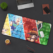 Load image into Gallery viewer, KonoSuba - God’s Blessing On This Wonderful World!! Mouse Pad (Desk Mat) On Desk
