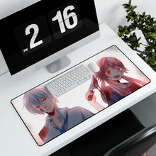 Charger l&#39;image dans la galerie, Mirai Nikki Yuno Gasai, Aru Akise Mouse Pad (Desk Mat) With Laptop
