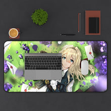 Charger l&#39;image dans la galerie, Violet Evergarden Mouse Pad (Desk Mat) With Laptop
