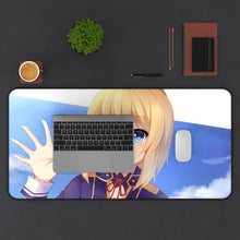 Charger l&#39;image dans la galerie, Rokudenashi Majutsu Koushi To Akashic Records Rumia Tingel Mouse Pad (Desk Mat) With Laptop
