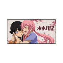 Cargar imagen en el visor de la galería, Mirai Nikki Yuno Gasai, Yukiteru Amano Mouse Pad (Desk Mat)
