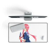 Cargar imagen en el visor de la galería, Mirai Nikki Yuno Gasai Mouse Pad (Desk Mat) On Desk
