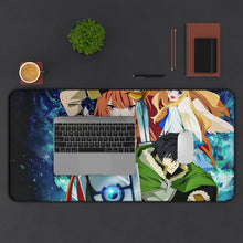 Load image into Gallery viewer, The Rising of the Shield Hero Raphtalia, Naofumi Iwatani, Filo Mouse Pad (Desk Mat) With Laptop
