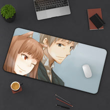 Load image into Gallery viewer, Spice And Wolf Mouse Pad (Desk Mat) On Desk
