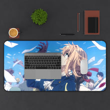 Charger l&#39;image dans la galerie, Violet Evergarden Violet Evergarden Mouse Pad (Desk Mat) With Laptop
