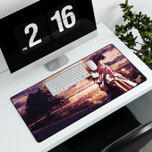 Load image into Gallery viewer, Clannad Tomoya Okazaki, Nagisa Furukawa Mouse Pad (Desk Mat) With Laptop
