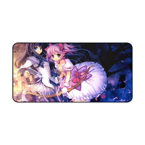 Puella Magi Madoka Magica Homura Akemi, Madoka Kaname Mouse Pad (Desk Mat)