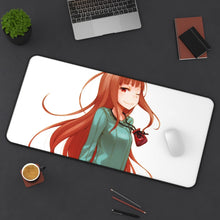 Cargar imagen en el visor de la galería, Spice And Wolf Mouse Pad (Desk Mat) On Desk
