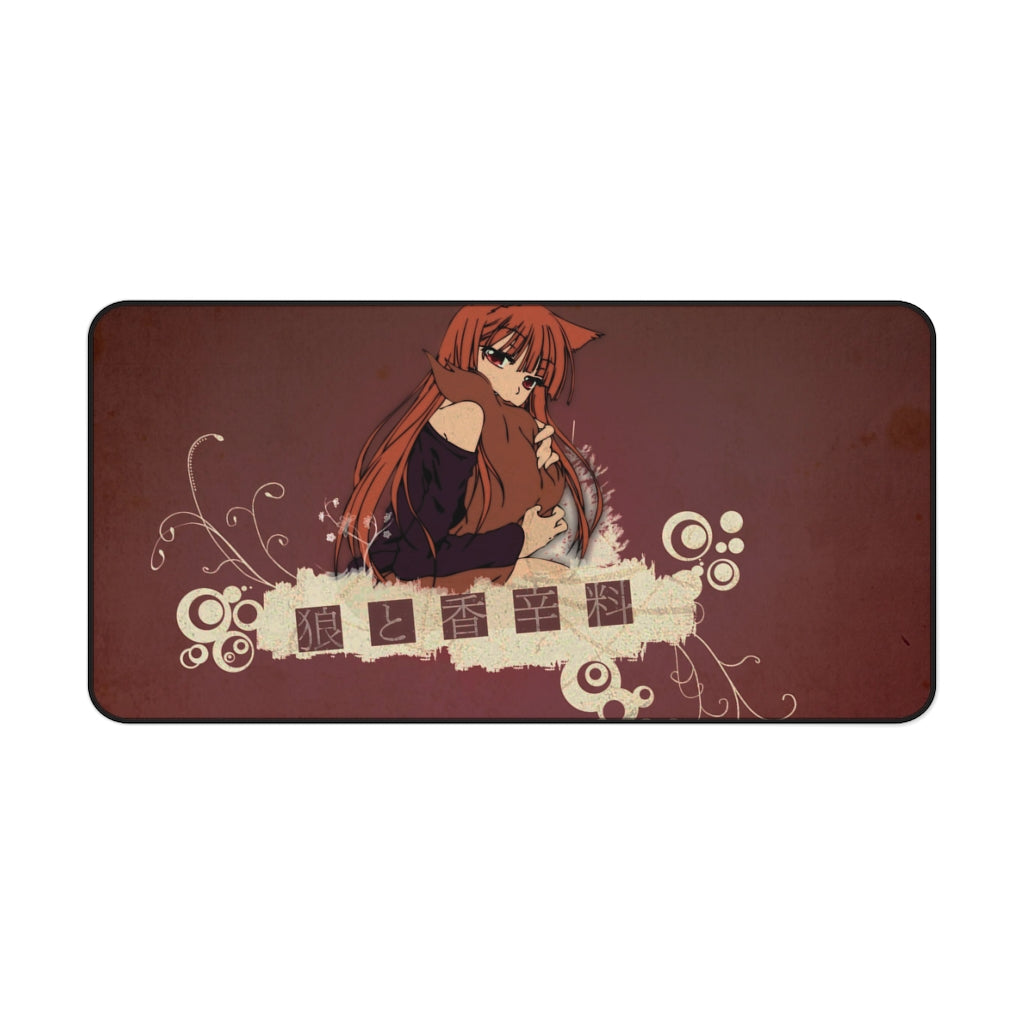 Spice And Wolf Mouse Pad (Desk Mat)