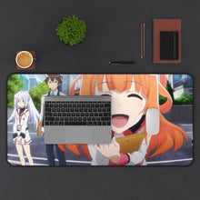 Cargar imagen en el visor de la galería, Plastic Memories Isla, Tsukasa Mizugaki, Michiru Kinushima, Zack Mouse Pad (Desk Mat) With Laptop
