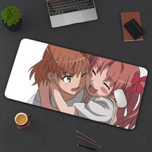 Load image into Gallery viewer, A Certain Scientific Railgun Mouse Pad (Desk Mat) On Desk
