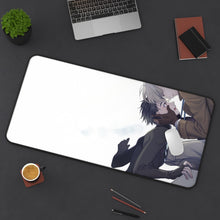 Load image into Gallery viewer, Yuri!!! On Ice Victor Nikiforov, Yuuri Katsuki Mouse Pad (Desk Mat) On Desk
