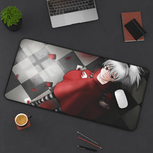 Cargar imagen en el visor de la galería, Darker Than Black Yin Mouse Pad (Desk Mat) On Desk
