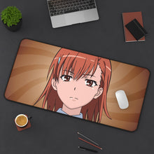 Load image into Gallery viewer, A Certain Scientific Railgun Mouse Pad (Desk Mat) On Desk
