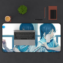 Load image into Gallery viewer, Do you hear that? by Mouse Pad (Desk Mat) With Laptop
