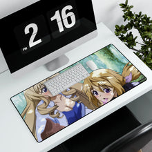 Charger l&#39;image dans la galerie, Infinite Stratos Mouse Pad (Desk Mat) With Laptop
