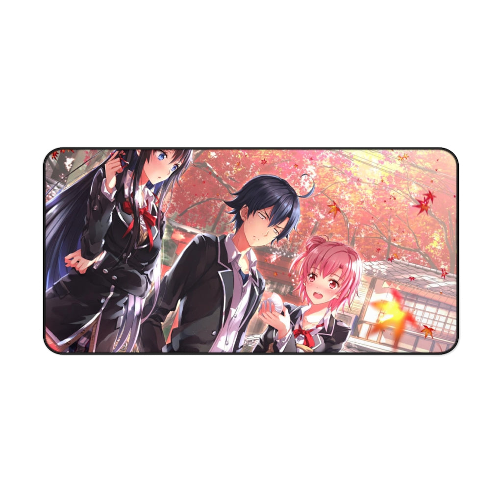 My Teen Romantic Comedy SNAFU Hachiman Hikigaya, Yukino Yukinoshita, Yui Yuigahama Mouse Pad (Desk Mat)