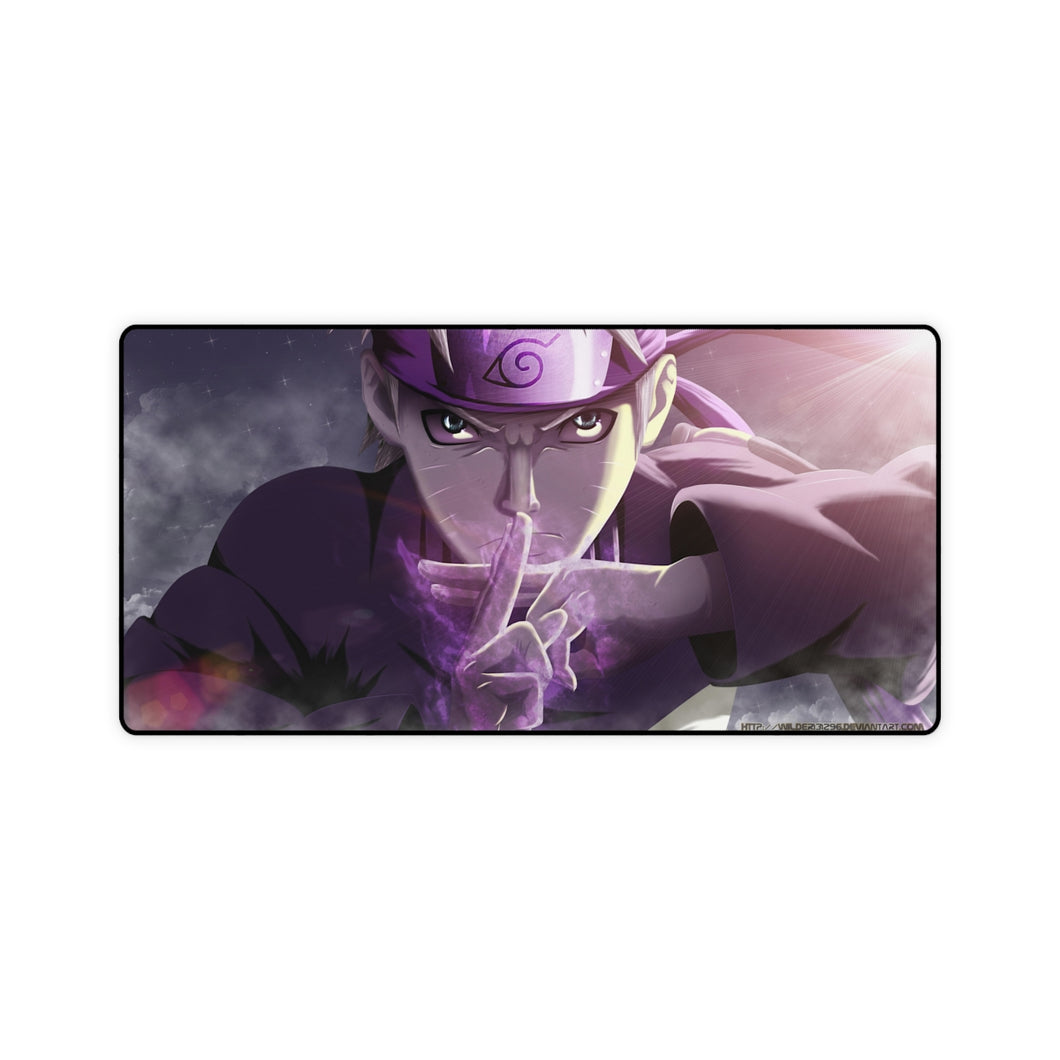 Naruto performing jutsu Mouse Pad (Desk Mat)