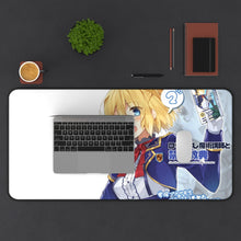 Charger l&#39;image dans la galerie, Rokudenashi Majutsu Koushi To Akashic Records Rumia Tingel Mouse Pad (Desk Mat) With Laptop
