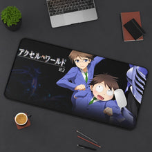 Cargar imagen en el visor de la galería, Accel World Haruyuki Arita, Takumu Mayuzumi Mouse Pad (Desk Mat) On Desk
