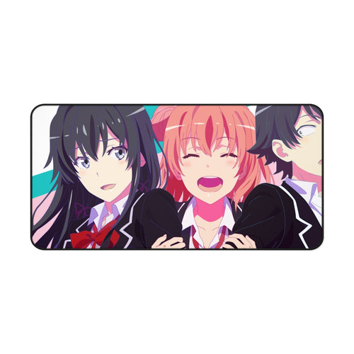 My Teen Romantic Comedy SNAFU Hachiman Hikigaya, Yukino Yukinoshita, Yui Yuigahama Mouse Pad (Desk Mat)