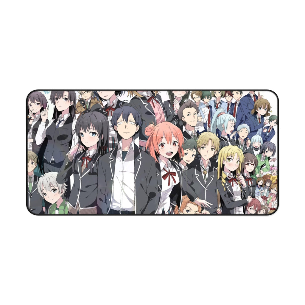 My Teen Romantic Comedy SNAFU Hachiman Hikigaya, Haruno Yukinoshita, Yukino Yukinoshita, Yui Yuigahama, Shizuka Hiratsuka Mouse Pad (Desk Mat)