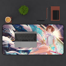 Cargar imagen en el visor de la galería, Cardcaptor Sakura Sakura Kinomoto Mouse Pad (Desk Mat) With Laptop
