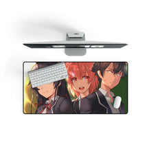 Charger l&#39;image dans la galerie, My Teen Romantic Comedy SNAFU Hachiman Hikigaya, Yukino Yukinoshita, Yui Yuigahama Mouse Pad (Desk Mat) On Desk
