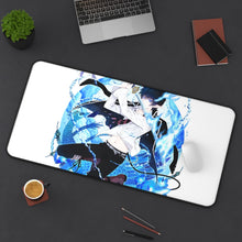 Load image into Gallery viewer, Blue Exorcist Rin Okumura Mouse Pad (Desk Mat) On Desk
