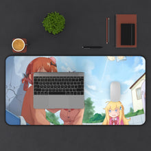 Charger l&#39;image dans la galerie, Gabriel DropOut Satanichia Kurumizawa Mcdowell, Gabriel Tenma White, Vignette Tsukinose April, Raphiel Shiraha Ainsworth Mouse Pad (Desk Mat) With Laptop
