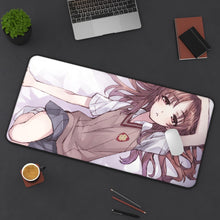 Load image into Gallery viewer, A Certain Scientific Railgun Kuroko Shirai Mouse Pad (Desk Mat) On Desk
