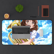 Charger l&#39;image dans la galerie, Sound! Euphonium Kumiko Oumae Mouse Pad (Desk Mat) With Laptop
