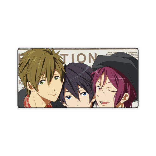 Free! Rin Matsuoka, Makoto Tachibana, Haruka Nanase Mouse Pad (Desk Mat)