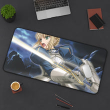 Load image into Gallery viewer, Saber (Fate Series) Mouse Pad (Desk Mat) On Desk
