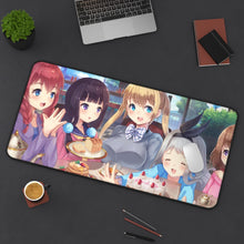 Load image into Gallery viewer, Blend S Maika Sakuranomiya, Kaho Hinata, Mafuyu Hoshikawa, Hideri Kanzaki, Miu Amano Mouse Pad (Desk Mat) On Desk
