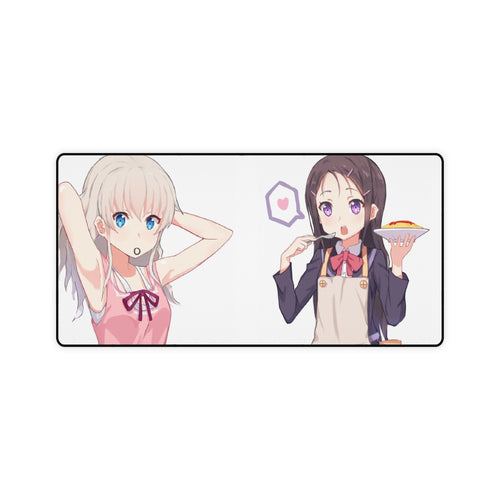 Cute girls of charlotte Mouse Pad (Desk Mat)